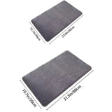 VeloursSaug Komfort-Badematte – Hochabsorbierende und rutschhemmende Bodenmatte