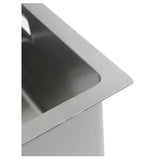 Edelstahl-Küchenspüle „AquaForm“ – Quadratisch