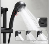 StrahlPro Wandmischbatterie in Schwarz aus Messing