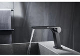 AquaLuxe Wasserfall-Standarmatur in Graphitgrau