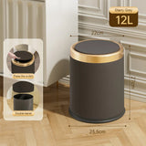 Eleganter Abfalleimer „CleanBox“ | Mickel & Herausnehmbarem Inneneimer | Für Küche, Bad & Büro