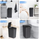 CleanSense Sensor-Mülleimer 12L – Berührungslos, Hygienisch & Modern