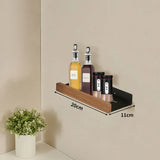EcoWood Küchen-Wandregal – Holz-Metall Organizer ohne Bohren