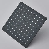 Design-Regenduschkopf NeroLux – Quadratisch | Mattschwarz