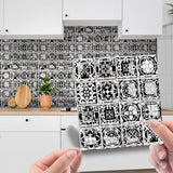 MosaikLux 3D Selbstklebende Mosaik-Wandfliesen – 10er Set