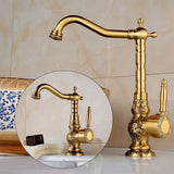Aurelia OrnateFlow Waschtischarmatur – Antik-Messing Wasserhahn