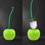 WC-Bürstenhalter „CherryClean“ | Kirschform | Rot, Grün oder Weinrot | Umweltfreundlich & Dekorativ