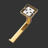 Luxuriöser Papierrollenhalter GoldLinea | Edelstahl 304 | Wandmontage | Modernes Badezimmer