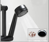 StrahlPro Wandmischbatterie in Schwarz aus Messing