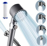 Wellness-Duschkopf AquaPur – 3 Strahlmodi | Hautschonend & Wassersparend
