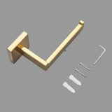 Luxuriöser Papierrollenhalter GoldLinea | Edelstahl 304 | Wandmontage | Modernes Badezimmer