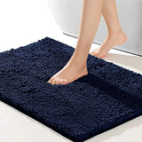 Samtweich Komfort-Chenille-Badematte – Rutschhemmend, flauschig weich und saugstark