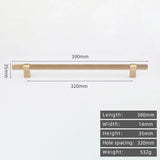LineaLux Gold – Premium Möbelgriff aus Massivmessing in Antik & Gebürstetem Gold