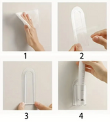 BadePro Wand-Zahnbürstenhalter – Selbstklebende Halterung
