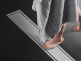ElegantoVerde Versteckter Duschablauf – Edelstahl Gold Bodenablauf