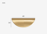 RusticShell Premium Messing-Möbelgriff – Landhausstil Muschel-Design