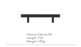 LuxeGrip T-Bar Möbelgriff aus Messing – Extra Lang, Modern & Vielseitig