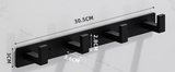 IronMate Edelstahl Wandgarderobe – Multifunktionale Haken