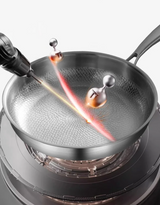 TitanEdge Prime – Premium Titan-Bratpfanne mit Hammerschlag-Struktur