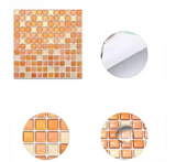 CrystalFlex 3D Mosaik Fliesenaufkleber – Glasoptik Selbstklebende Wandfliesen