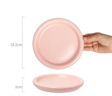 Colorina Keramikteller – Frische Pastellfarben, Rund & Vielseitig für Frühstück, Dessert und Snacks