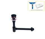 GeruchsBlock Messing-Ablaufgarnitur mit Druckverschluss und Siphon