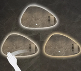 LumaArt LED-Badezimmerspiegel – Designer-Wandspiegel mit LED-Beleuchtung & Unregelmäßiger Form