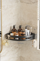 AquaMate Selbstklebender Dusch-Organizer – Bohrfrei, wasserfest & stark haftend