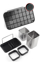 EliteCut – Premium Edelstahl-Messerblock mit Antibakterieller Schutzfunktion