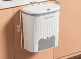 PureClean Wandmülleimer – 8,5L / 12L Mit Deckel