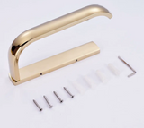 LuxiCopper – Eleganter Toilettenpapierhalter aus Premium-Metall in Gebürstetem Design