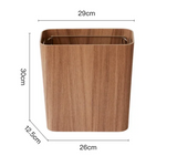 EcoWood Press-Abfalleimer – Stilvoller Holz-Mülleimer
