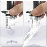 AquaGuard Universal-Abflussstopfen mit Pop-up-Filter