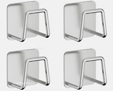 KüchenFix Edelstahl-Spülhalter – Selbstklebender Organizer