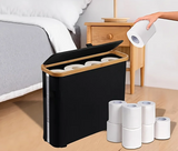 HygiaBox WC-Papierbehälter – Eleganter, geschlossener Aufbewahrungskorb