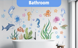 OceanDream Unterwasser Wandtattoos – Kinderfreundliche Wandaufkleber