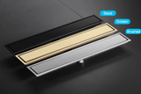 ElegantoVerde Versteckter Duschablauf – Edelstahl Gold Bodenablauf