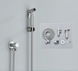 HygienoSprüh Wandbrause Schwarz – Edelstahl Handbrause-Set für WC und Badezimmer