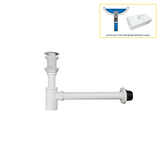 GeruchsBlock Messing-Ablaufgarnitur mit Druckverschluss und Siphon