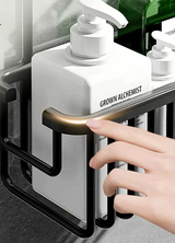 KlarSpace Abnehmbares Duschregal – Aluminium, Bohrfrei & Rostbeständig
