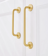 Aurelium GoldLine – Extra Langer Massivmessing Möbelgriff