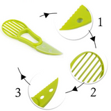 FruchtFix 3-in-1 Avocado- & Obstschneider