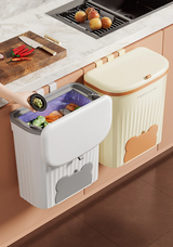PureClean Wandmülleimer – 8,5L / 12L Mit Deckel