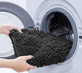 Samtweich Komfort-Chenille-Badematte – Rutschhemmend, flauschig weich und saugstark