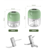 KleinChef USB Mini-Küchenzerkleinerer – Kabelloser Allrounder