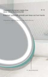 Eleganter LED-Wellness-Badezimmerspiegel | 65 x 85 cm | Touch-Bedienung & Antibeschlag