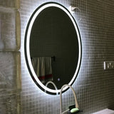 Eleganter LED-Wellness-Badezimmerspiegel | 65 x 85 cm | Touch-Bedienung & Antibeschlag