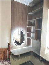 Eleganter LED-Wellness-Badezimmerspiegel | 65 x 85 cm | Touch-Bedienung & Antibeschlag